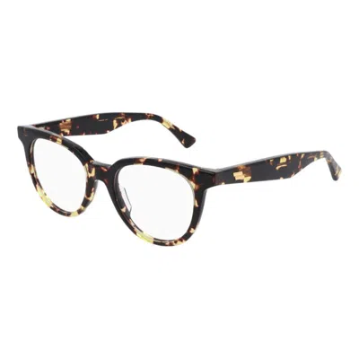 Bottega Veneta Ladies Brown Butterfly Eyeglass Frames Bv1020o 002 In Burgundy