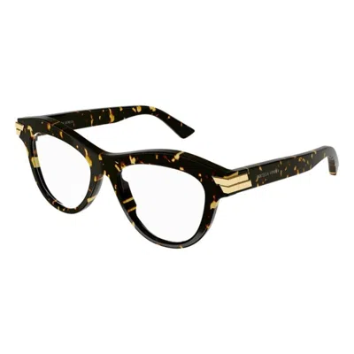 Bottega Veneta Ladies Brown Cat Eye Eyeglass Frames Bv1105o 002