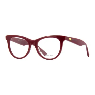 Bottega Veneta Ladies Red Cat Eye Eyeglass Frames Bv1064o 004
