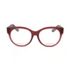 Bottega Veneta Red Acetate Frames