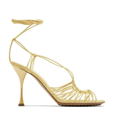 BOTTEGA VENETA BOTTEGA VENETA DOT HELLED SANDALS