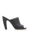 Bottega Veneta Slingback Sandal With 9 Cm Heel In Black