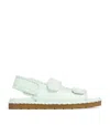 Bottega Veneta Lambskin Jack Slingback Sandals In Azul Claro