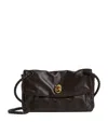 Bottega Veneta Lambskin Madison Cross-body Bag In Gray