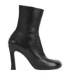 Bottega Veneta Nico Ankle Boots In Smooth Leather In Black