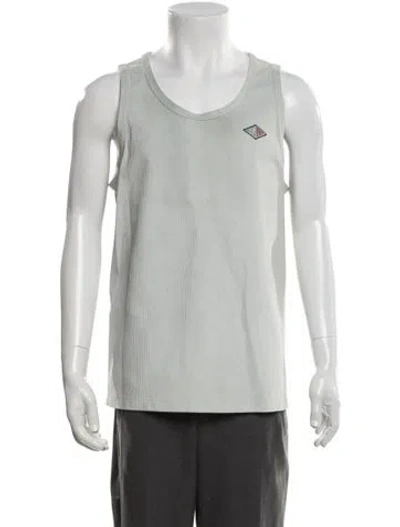 Pre-owned Bottega Veneta Lambskin Scoop Neck Tank In White