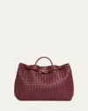 Bottega Veneta Large Andiamo Bag In Barolo
