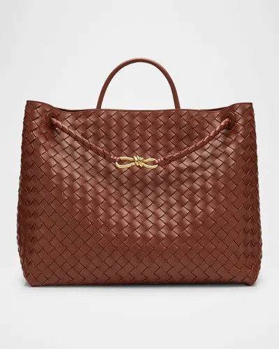 Bottega Veneta Large Andiamo Bag In Brown