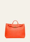 Bottega Veneta Large Andiamo Bag In Red