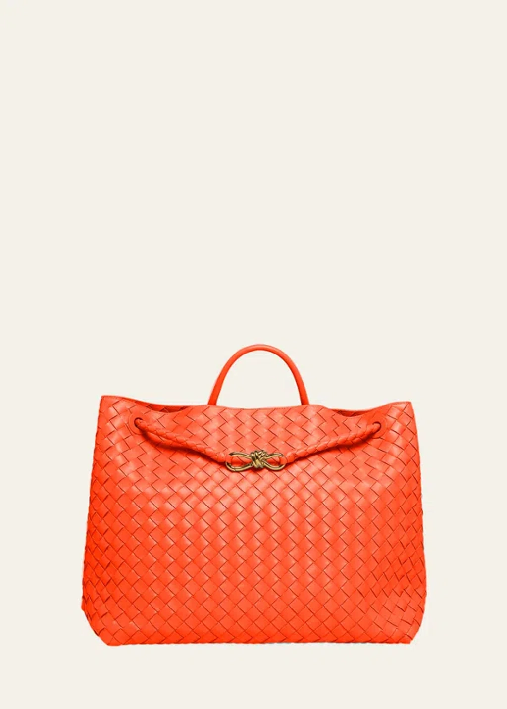 Bottega Veneta Large Andiamo Bag In Orange ModeSens