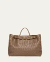 Bottega Veneta Andiamo Large Intrecciato Leather Tote Bag In Pinecone