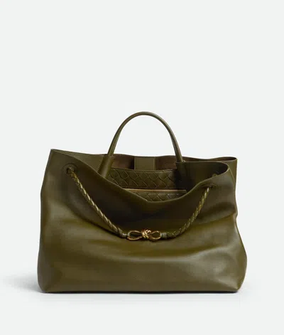 Bottega Veneta Large Andiamo In Olive Oil