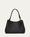 Bottega Veneta Andiamo Parachute Nuova-tu Nd  Female In 1019 Black-m Brass