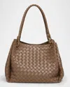 Bottega Veneta Large Andiamo Intrecciato Leather Top Handle Bag