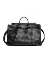 Bottega Veneta Large Andiamo Voyager In Black