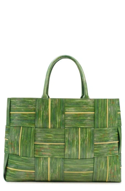 Bottega Veneta Large Arco Tote Bag In Raintree/seagrass/sherbert