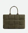 Bottega Veneta Large Arco Padded Tote Bag In Olive