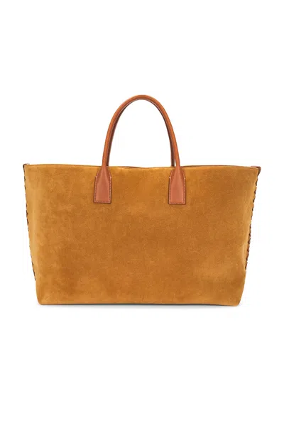 Bottega Veneta Large Cabat Leather Tote Bag In Camel