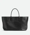 Bottega Veneta Large Logo Shoulder Bag In Black