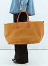 Bottega Veneta Cabat Large Leather-trimmed Suede Tote In Camel