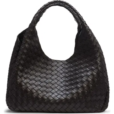Bottega Veneta Large Campana Leather Tote In Brown