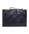 Bottega Veneta Large Cassette Clutch In Black
