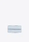 Bottega Veneta Large Cassette Flap Wallet In Intrecciato Leather In Ice