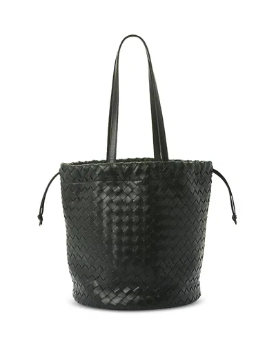 Bottega Veneta Medium Castello Bucket Bag In Dark Green