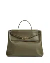 Bottega Veneta Large Ciao Ciao Intrecciato Leather Top Handle Bag In Green