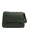 Bottega Veneta Large Cobble Messenger Bag In Black