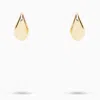 Bottega Veneta Large Drop Earrings In Silver With Gold Finish In Metal