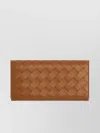 Bottega Veneta Large Flap Woven Rectangular Purse In Neutrals