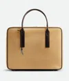 Bottega Veneta Large Getaway Weekender In Cane Sugar/fondant