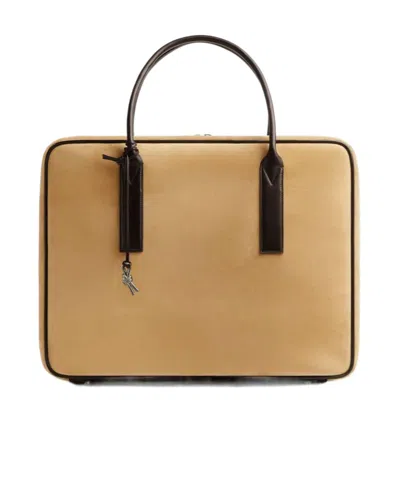 Bottega Veneta Large Getaway Weekender In Nude