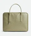 Bottega Veneta Getaway Grosser Weekender In Travertine