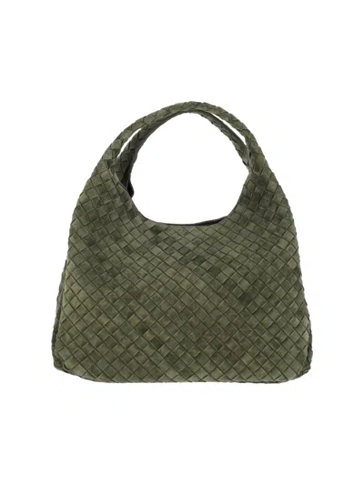 Bottega Veneta Large Handbag "campana" In Green