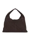 Bottega Veneta Large Hop Bag In Fondant & Muse Brass