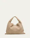 Bottega Veneta Large Hop Bag In Sand