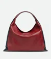 Bottega Veneta Large Hop Shoulder Bag In Rosewood/space/lapilli