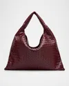 Bottega Veneta Womens Barolo-m Brass Hop Large Leather Shoulder Bag In Barolo