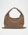 Bottega Veneta Large Hop Hobo Shoulder Bag In Pinecone