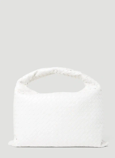 Bottega Veneta Large Hop Shoulder Bag In White