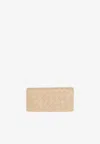 Bottega Veneta Large Intrecciato Leather Flap Wallet In Porridge