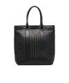 Bottega Veneta Large Intrecciato Maxi Weave Tote Bag In Black