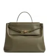 Bottega Veneta Large Ciao Ciao Leather Top Handle Bag In Green
