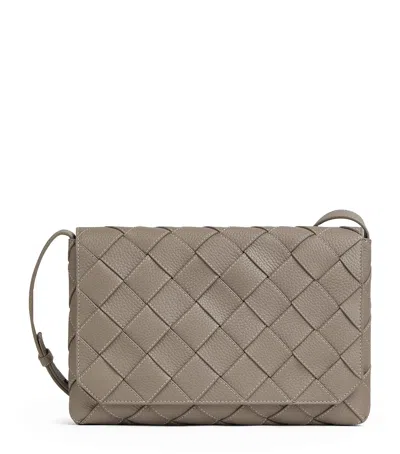 Bottega Veneta Large Leather Diago Cross-body Bag