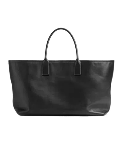 Bottega Veneta Large Logo Shoulder Bag In Black