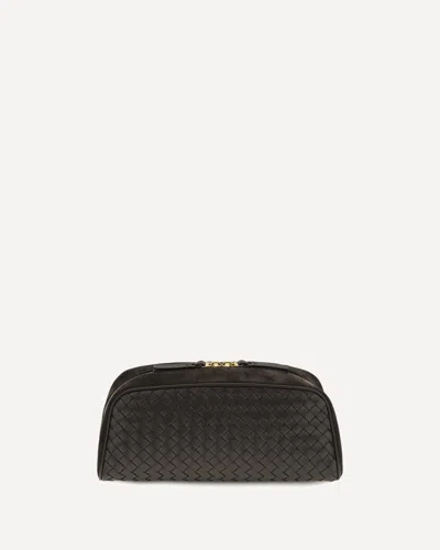 Bottega Veneta Large Nodo Pouch In Brown