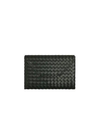 Bottega Veneta Large Origami Envelope Bag In Green