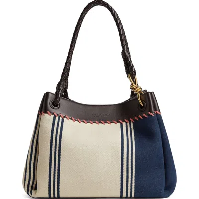 Bottega Veneta Large Parachute Cotton Canvas Shoulder Bag